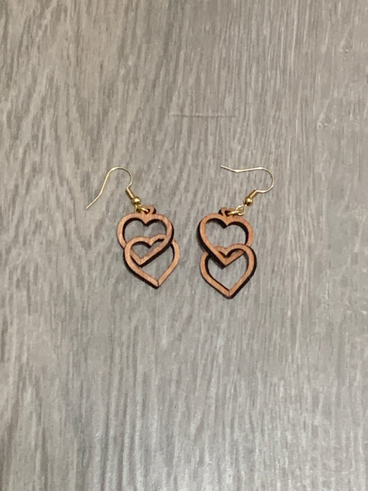 Heart Chained Earrings
