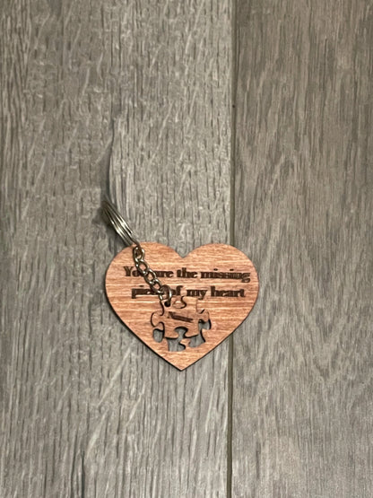 A Piece of My Heart Keychain