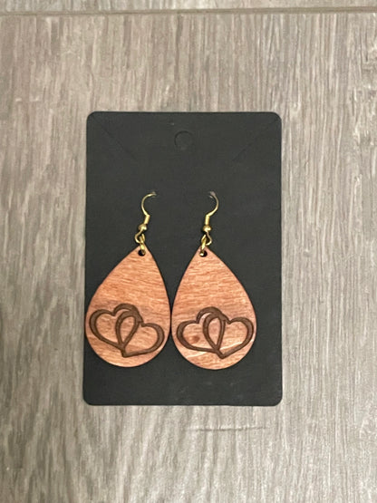Interlocked Hearts Earrings