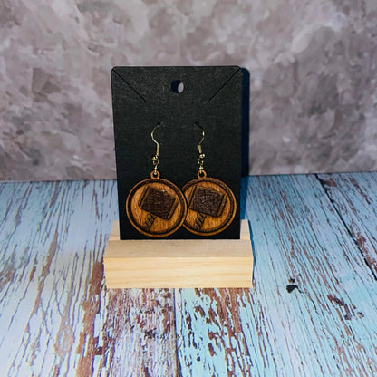 Superhero Logo Earrings