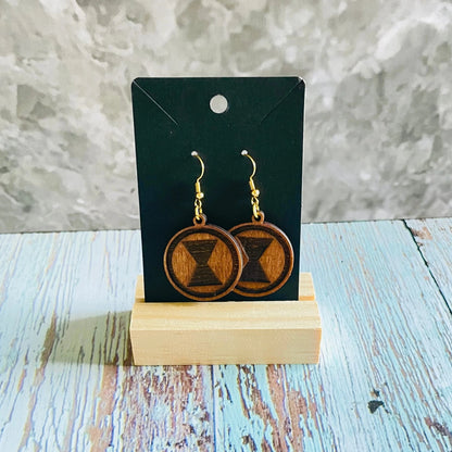 Superhero Logo Earrings