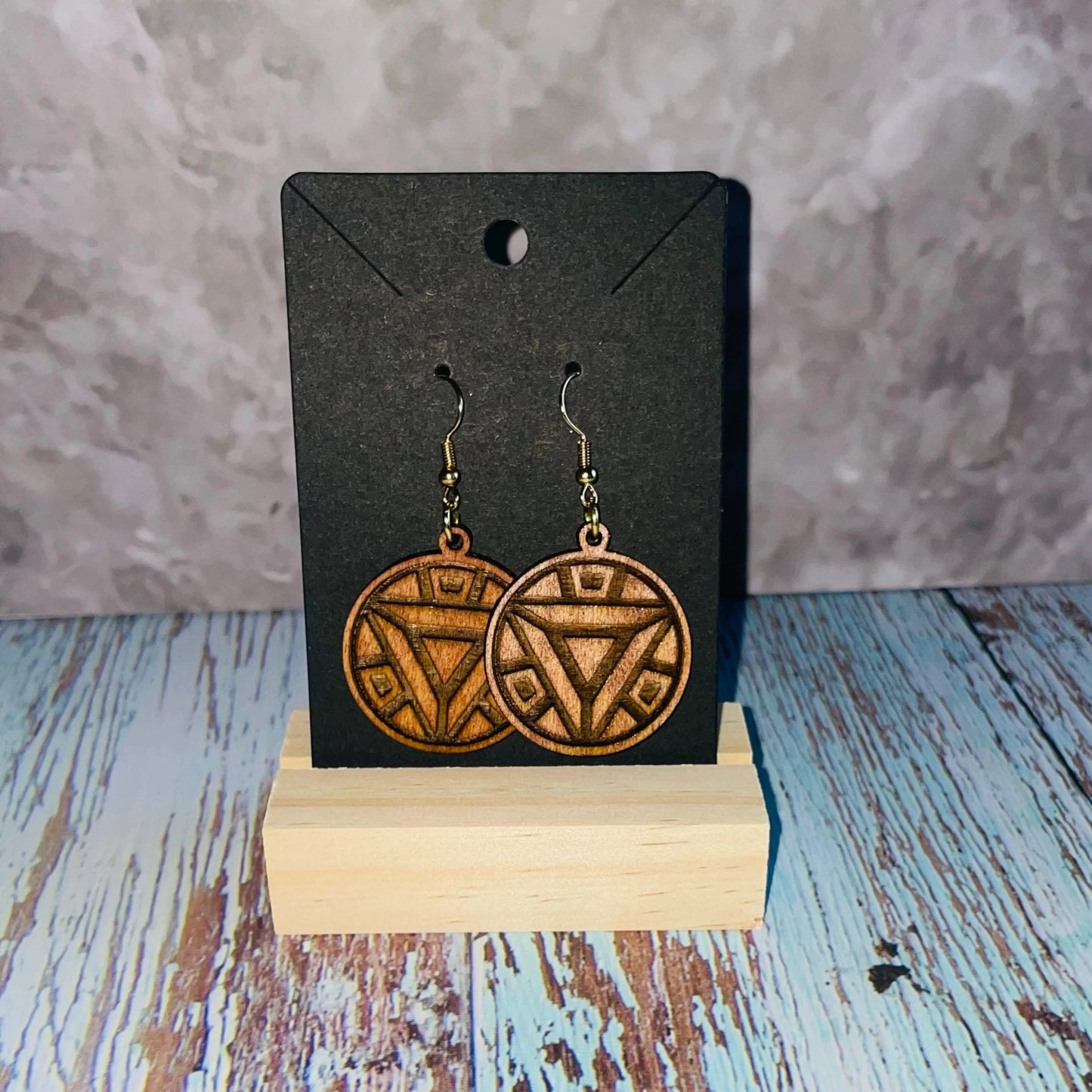 Superhero Logo Earrings
