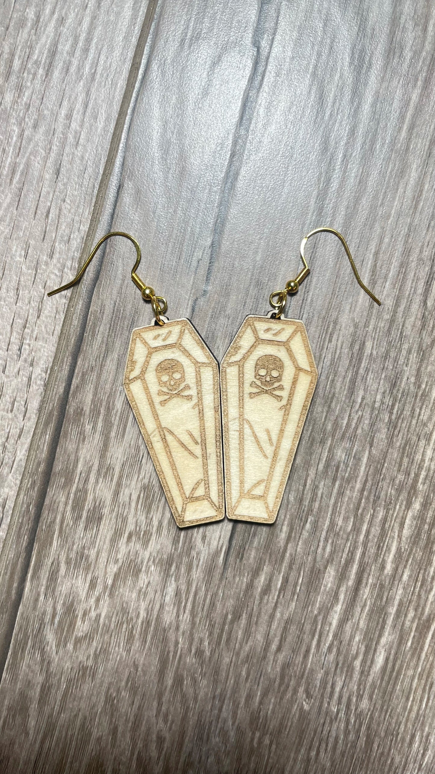 Coffin Earrings