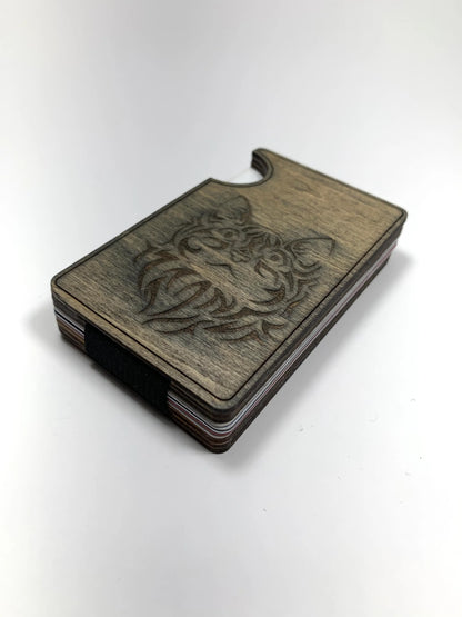 Wallet with Tribal Cat